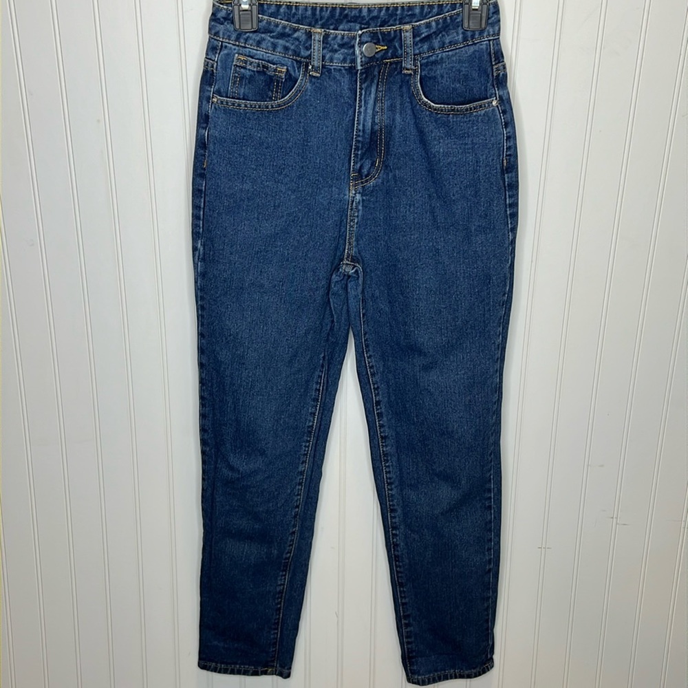 High Waist Tapered Jeans Size Extra Small